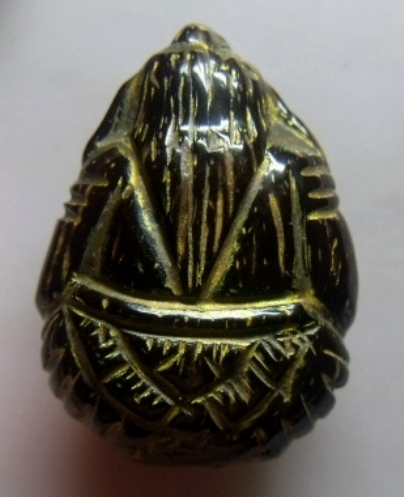 **วัดใจ**พระพิฆเนศแกะจากคตมะพร้าวตายพราย (คดซ้อนคด) มีจาร**สวยๆ เชิญชมครับ