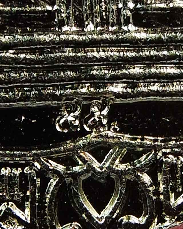 เหรียญพุทธซ้อน หลวงปู่ทวด วัดช้างให้ หลัง สถูป เนื้อกะไหล่เงิน ปี 55  สวยๆเดิมๆ