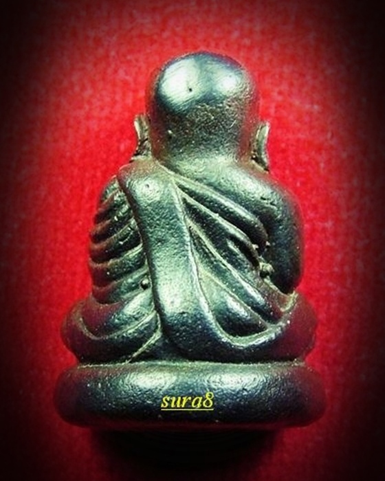 รูปหล่อหลวงพ่อเงิน ปี 34-35 พุทธาภิเษกวัดสุทัศน์-วัดบางคลาน (เนื้อนวโลหะแก่ทองคำ)