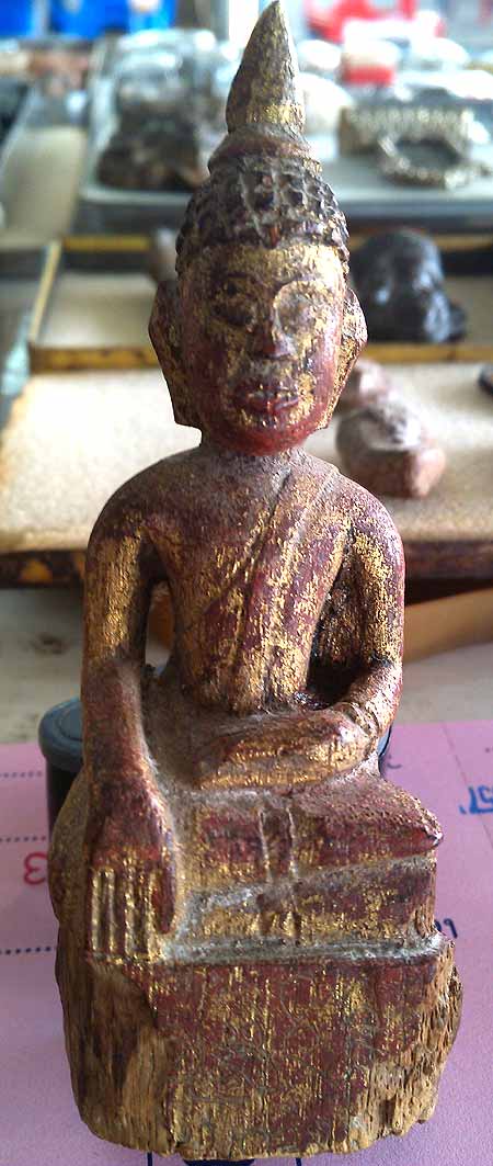 *พระบูชาไม้แกะ ศิลปะอยุธยา*