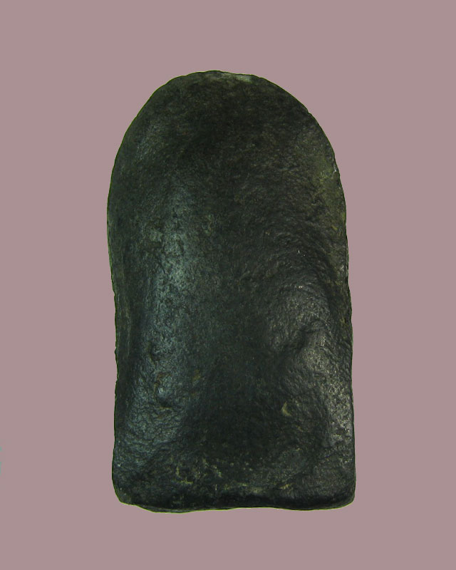 พระหลวงพ่อกวย วัดโฆษิตาราม พิมพ์พระคง เนื้อดินสีดำ