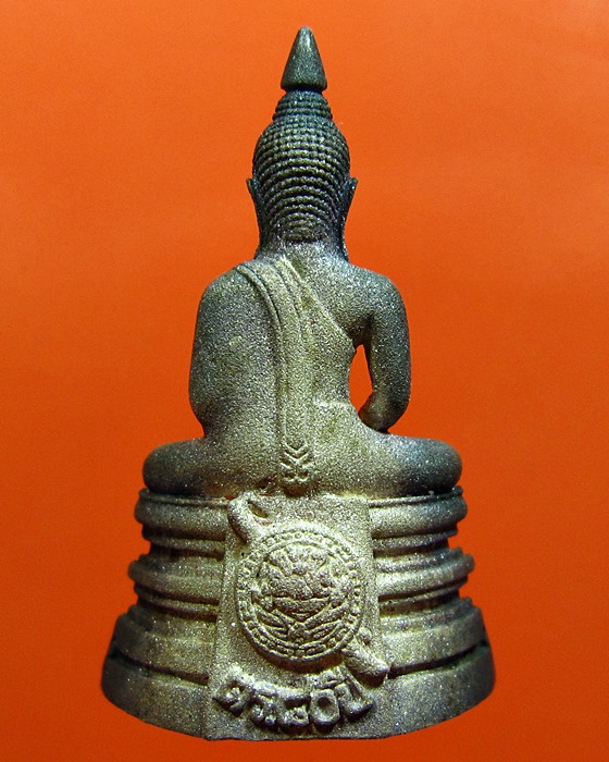 รูปหล่อหลวงพ่อโสธร 80 ปี กรมตำรวจ เนื้อเงินพ่นทราย