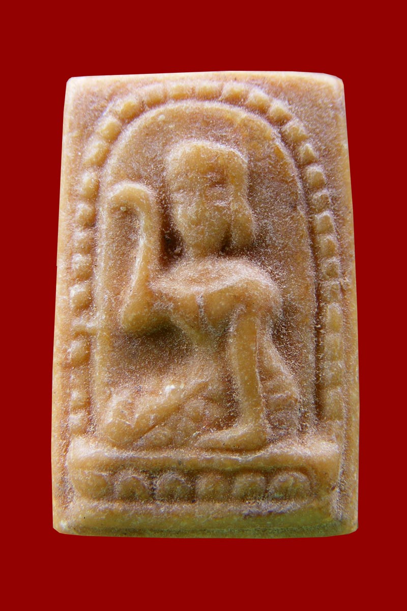 หลวงพ่อกวย ชุตินธโร วัดโฆสิตาราม แม่นางกวัก เนื้อผงน้ำมัน 