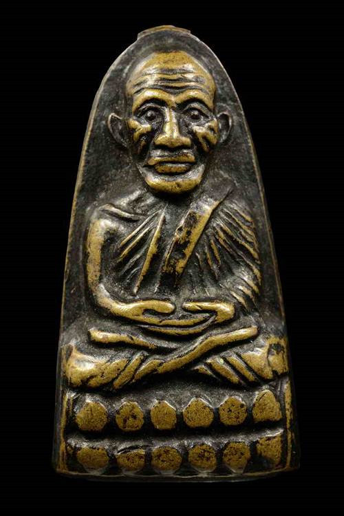 **เคาะเดียวปิด**หลวงพ่อทวด พิมพ์หลังหนังสือเล็ก ปี2508 บล็อคตากลม พร้อมบัตรรับรองพระแท้