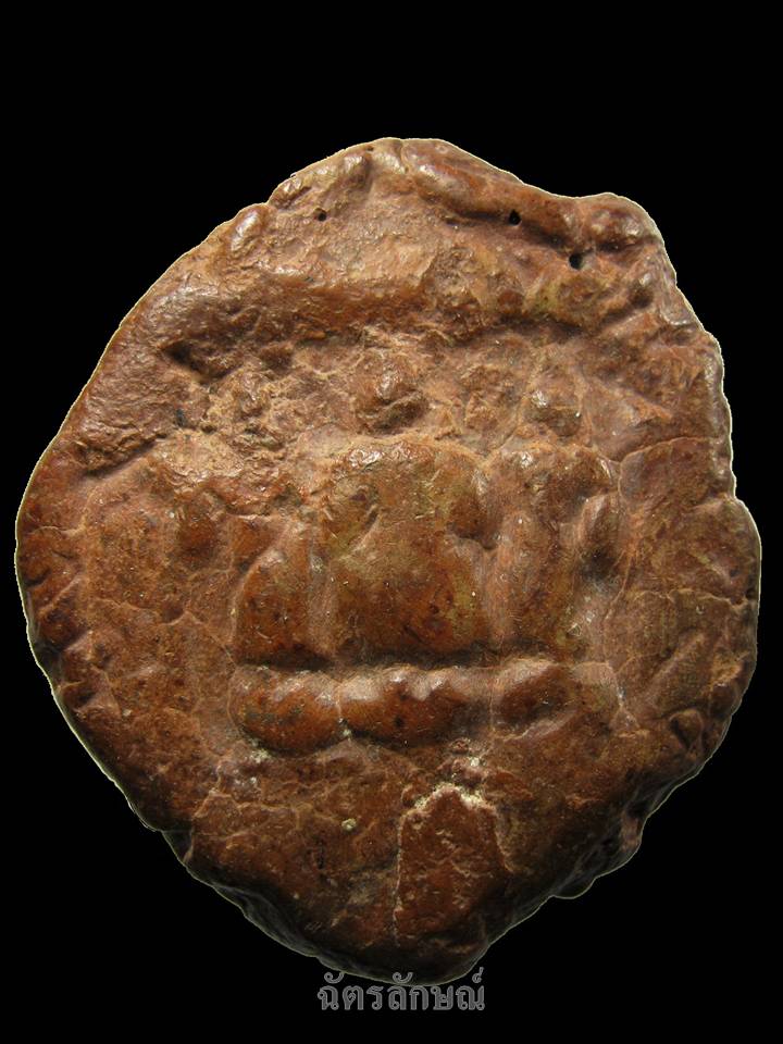 พระศรีวิชัยเนื้อดิน พิมพ์พระสาม กรุพุนพิน