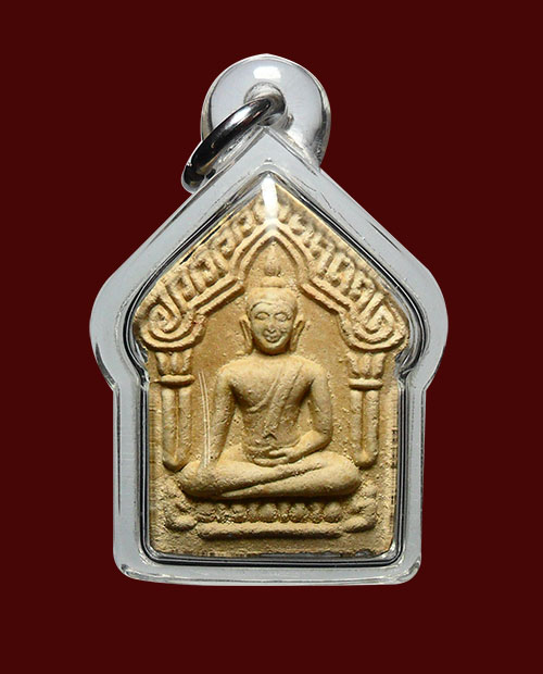 ขุนแผนหลวงพ่อสาคร รุ่น2 ปี38 วัดหนองกรับ องค์นี้เนื้อออกโทนน้ำตาล 