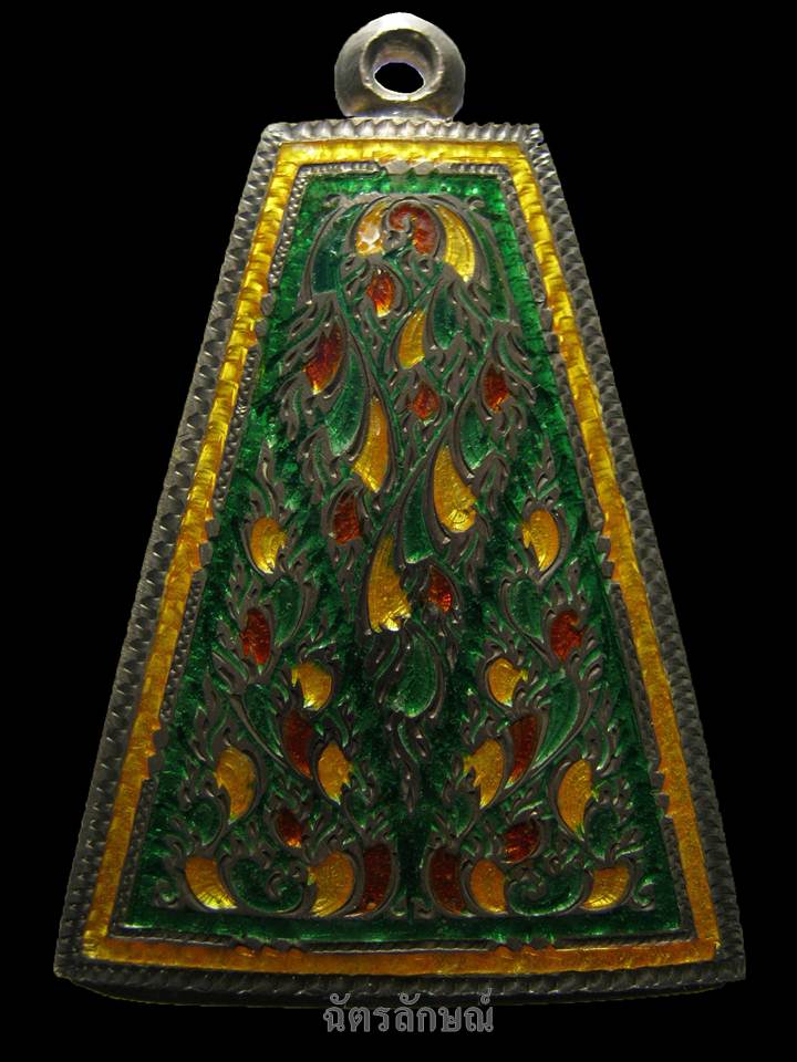 แผ่นเงินรูปพระพุทธ ศิลปะนคร