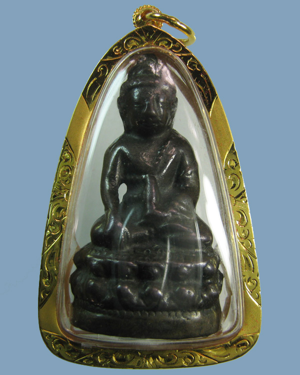 พระกริ่งจีนนอก เนื้อสำริดกลับดำ