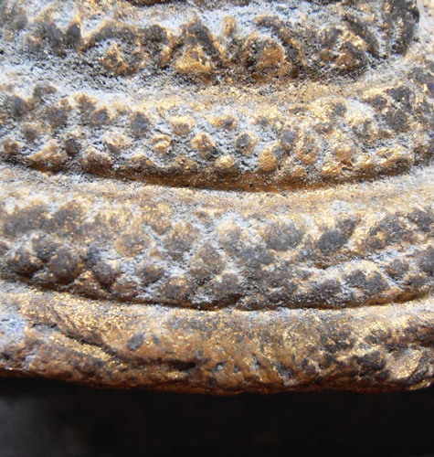 พระโคนสมอเนื้อดินกรุวังหน้า อยุธยา ลงทองสวยๆเก่าๆครับ