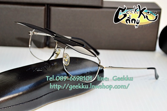 กรอบแว่น Ray Ban (RB6136) คลิปออน กรอบสีเงิน