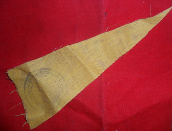 ธงเหลือง ผ้าห่่มพระแจกงานผูกพัธสีมาวัดท่าซุง หลวงพ่อฤษีลิงดำ สร้างปี2528