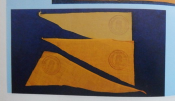 ธงเหลือง ผ้าห่่มพระแจกงานผูกพัธสีมาวัดท่าซุง หลวงพ่อฤษีลิงดำ สร้างปี2528