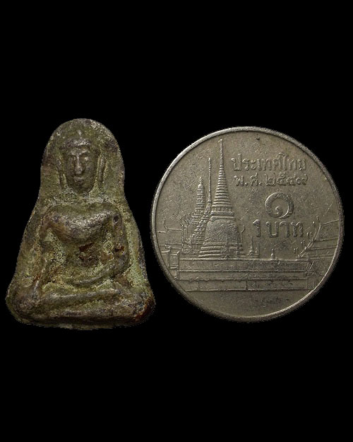 เคาะเดียวครับ - พระท่ากระดานน้อย เนื้อตะกั่วสนิมแดง หลวงพ่อนารถ ปี 2520 กาญจนบุรี