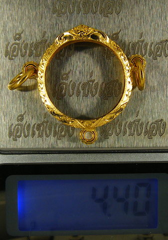 กรอบทองคำแท้ แบบ3ห่วง  มือสอง