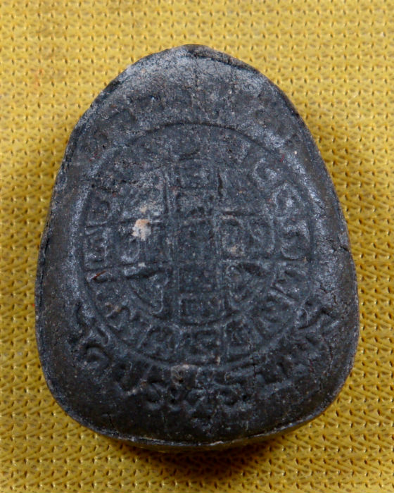 พระปิดตา ยันต์ดวงเล็ก หลวงปู่โต๊ะ วัดประดู่ฉิมพลี เนื้อผงใบลาน ปี ๒๑