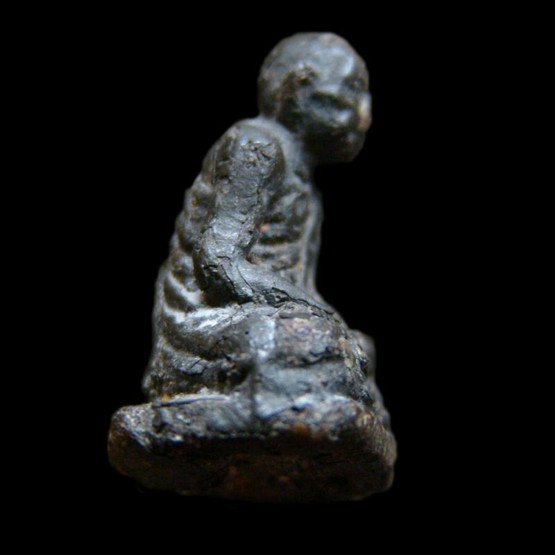 รูปหล่อโบราณ100ปี เนื้อแร่ หลวงพ่อเขียน ธมฺมรกฺขิโต วัดสำนักขุนเณร  จ.พิจิตร ครับ