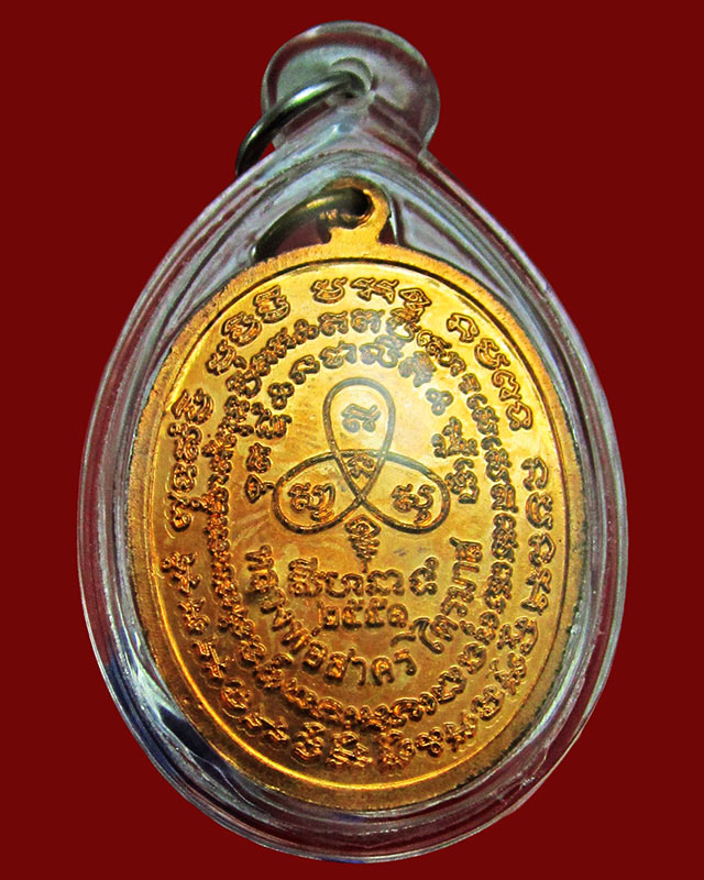 เหรียญนาคปรก ไตรมาส ๒๕๕๑ พิมพ์ใหญ่ เนื้อทองแดง หลวงพ่อสาคร วัดหนองกรับ จ.ระยอง