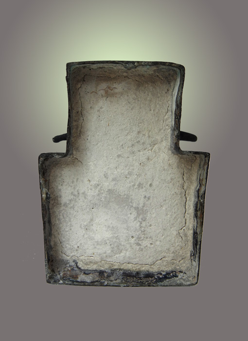 พระบูชา สมเด็จพระเจ้าตากสินมหาราช เนื้อโลหะเก่า จากหิ้ง สวย