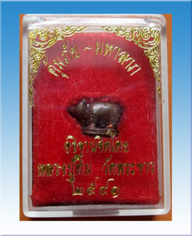 หมูคุ้มภัย มหาลาภ หลวงปู่ทิม วัดพระขาว ปี2541