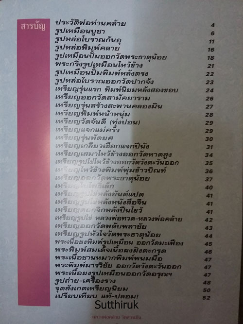 หนังสือ ประวัติและวัตถุมงคลรุ่นนิยม พ่อท่านคล้าย วัดสวนขัน จ.นครศรีธรรมราช