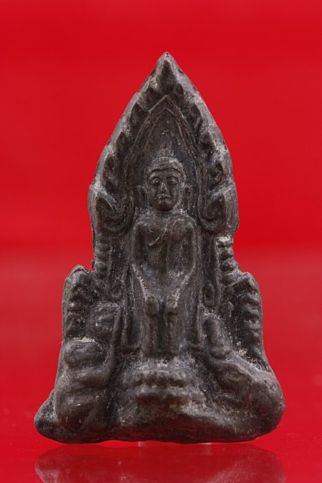 พระปางป่าเลไลย์ วัดไกีจ้น เนื้ิอชินตะกั่ว ปี 16