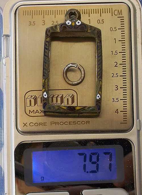 เคาะเดียวครับ - ตลับเงินลงยา มือ 2 นน.7.97 กรัม
