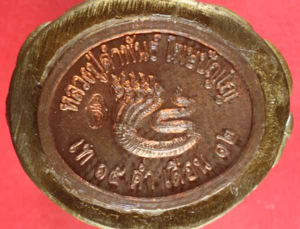 เหรียญเม็ดแตงพญานาค 5 เศียร สร้างเพื่อแจกกรรมการในพิธีพุทธาภิเษกวัตถุมงคล รุ่นปัฐวีธาตุ 15 ค่ำเดือน