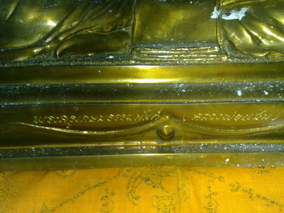 รูปหล่อ9นิ้วรุ่นแรกหลวงพ่อแช่ม วัดดอนยายหอม นครปฐม