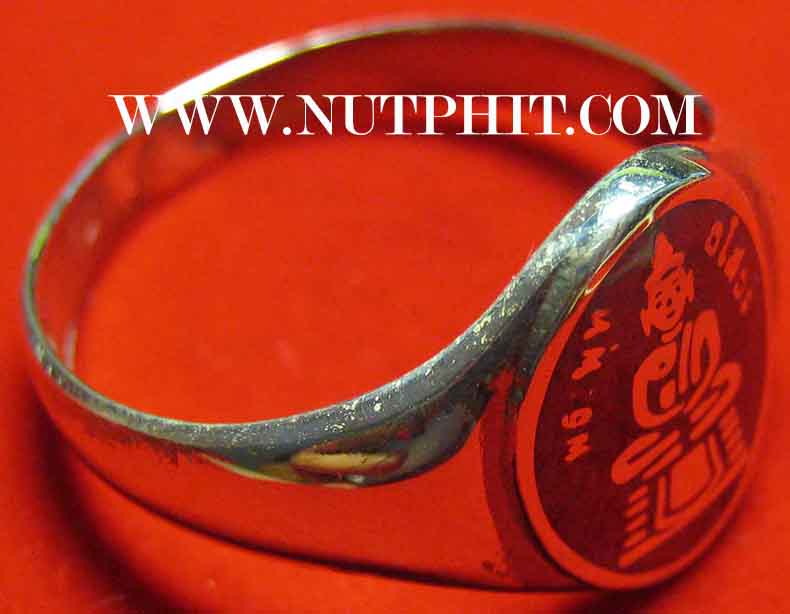 แหวนเงินลงถม ลพ.โสธร กล่องเดิม ๆ จากวัดโสธรฯ+ของแถม !!! *16