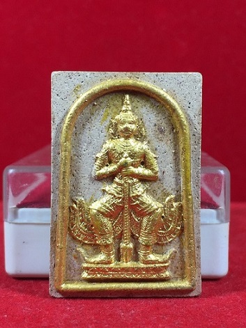 ท้าวเวสสุวรรณผงพรายกุมาร ตะกรุดทองแดง+เงิน หลวงพ่อสาคร วัดหนองกรับ