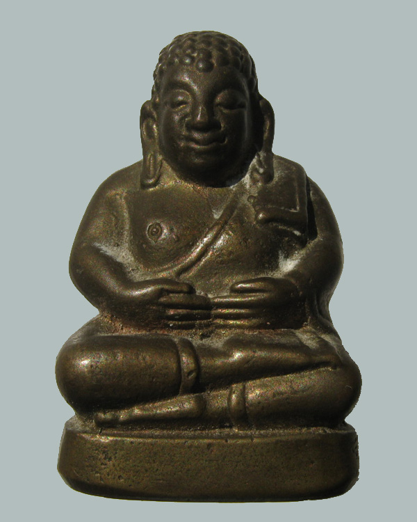 พระสังกัจจายน์เนื้อสำริด ปิดฐานบรรจุกริ่ง