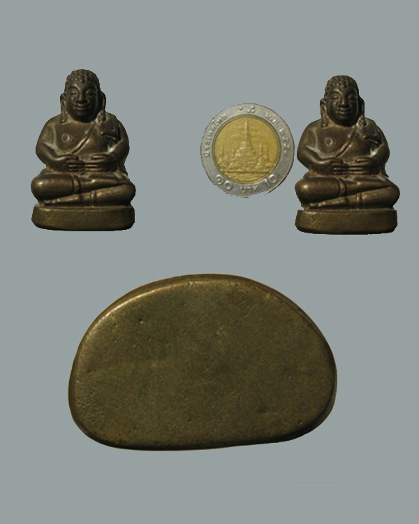 พระสังกัจจายน์เนื้อสำริด ปิดฐานบรรจุกริ่ง