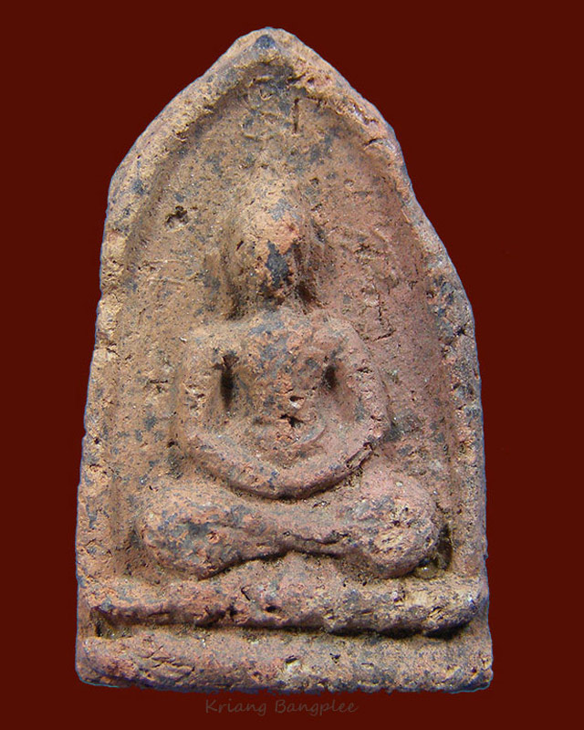 พระกรุวัดบางสะแก พิมพ์กลีบบัว เนื้อดิน กทม. (12)