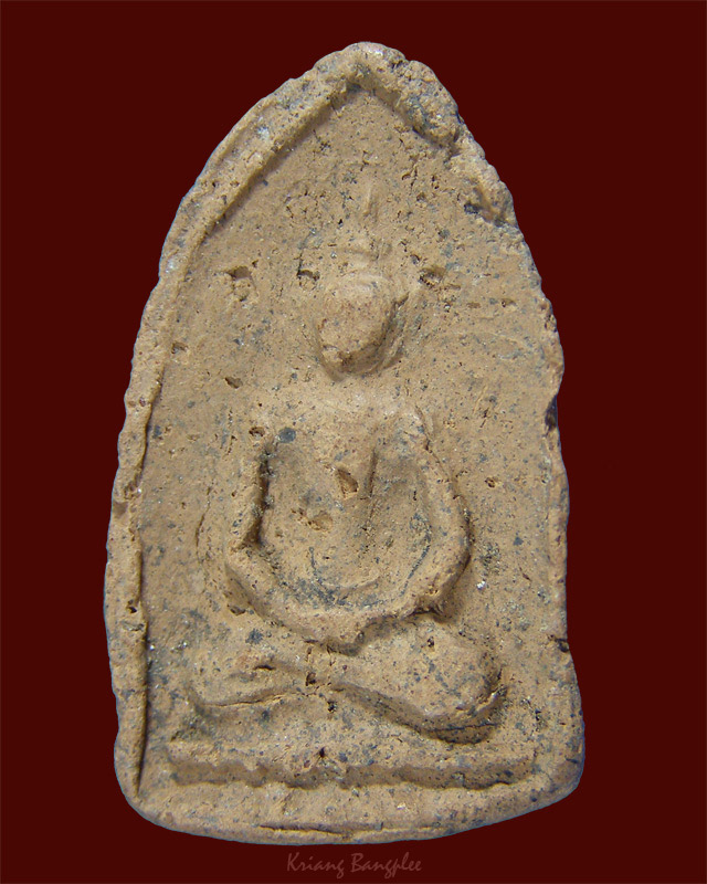 พระกรุวัดบางสะแก พิมพ์กลีบบัว เนื้อดิน กทม. (13)