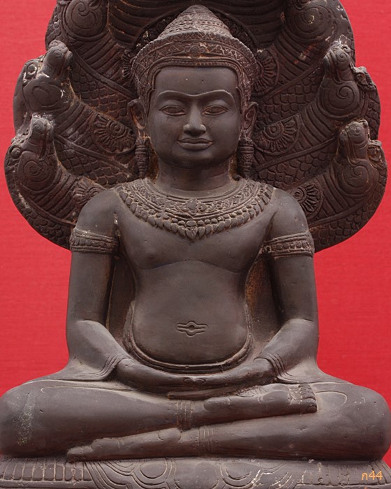 พระบูชาปางนาคทรงเครื่อง ศิลปสวย งดงามละเอียด