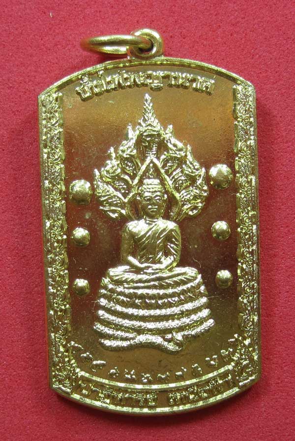 วัดใจเหรียญอธิฐานตำนานมหัศจรรย์วัดไทยเมืองบั้งไพพญานาค(สีทองเหลือง) อ.โพนพิสัย จ.หนองคาย