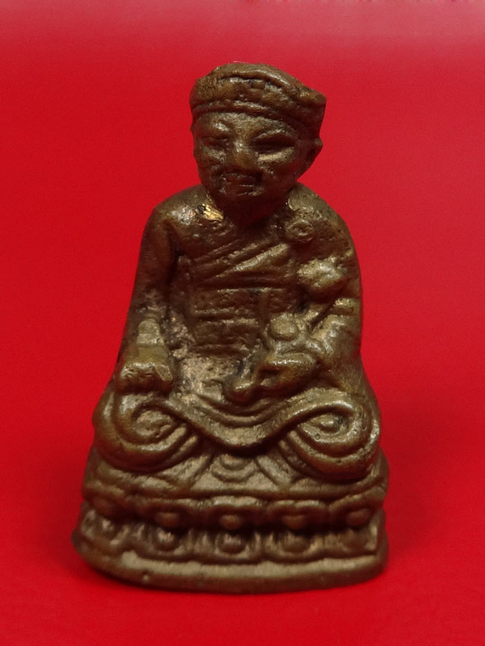 (1) รูปหล่อ พิมพ์หัวหมวกอุดกริ่ง (หายาก) ไต่ฮงกง รุ่น 2 ปี 2513 สภาพสวย เก็บเก่า หลวงปู่โต๊ะ ปลุกเสก