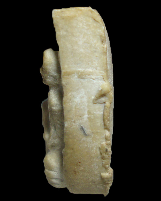 พระผงรูปเหมือนใบโพธิ์ เสาร์ ๕ เนื้อเกสร ยันต์ตรี หลวงปู่โต๊ะ วัดประดู่ฉิมพลี 2523