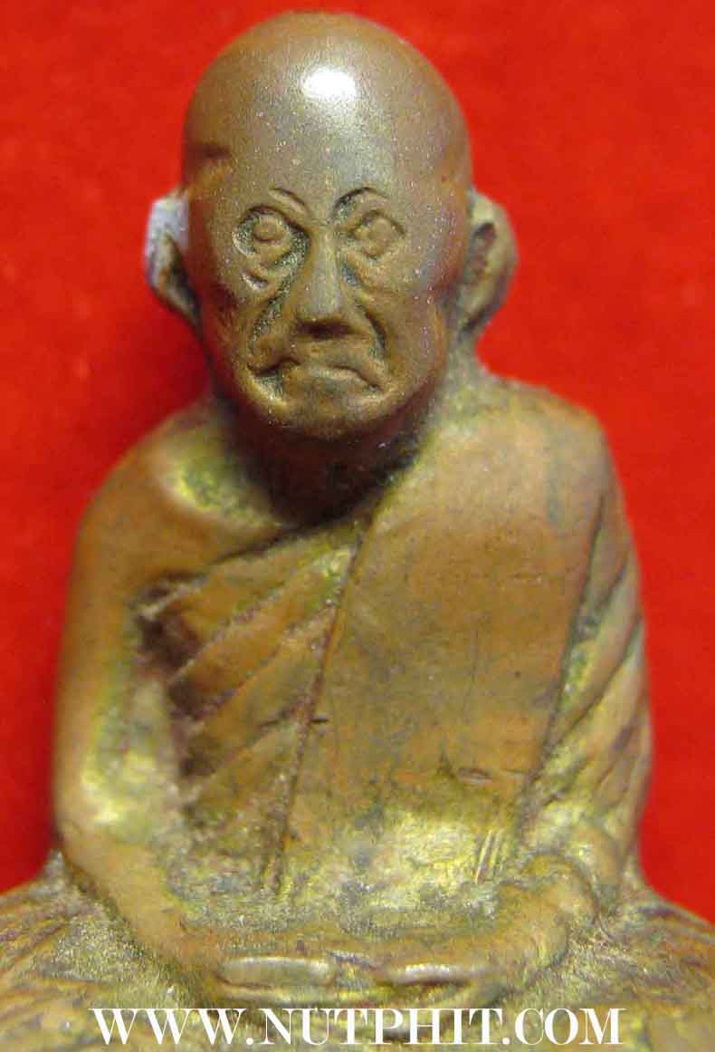 รูปเหมือนปั๊มหลวงพ่อสงฆ์ รุ่นสร้างเขื่อน พ.ศ.2513 วัดเจ้าฟ้าศาลาลอย ชุมพร+บัตรรับรองพระแท้*61