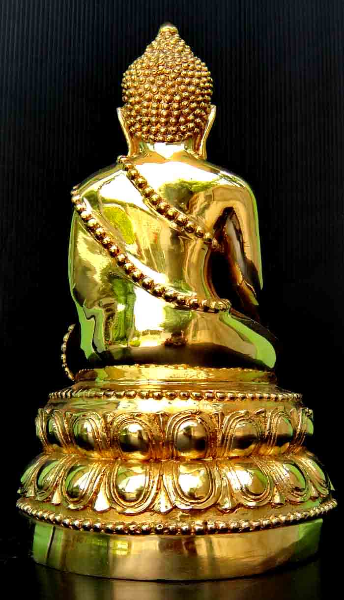 ***พระกริ่งบูชา*** เนื้อทองเหลืองขัดเงา หน้าตัก 7 นิ้ว ฐานกว้าง 9 นิ้ว สูง 14 นิ้ว พุทธศิลป์ใหม่  