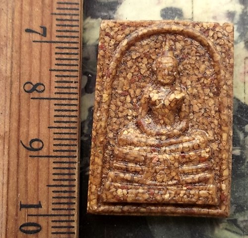 วัดใจเริ่ม 10 บาท กับ ผงหลวงพ่อพุทธโสธร เนื้อผงกระเบื้องหลังคาโบสถ์..…AP153