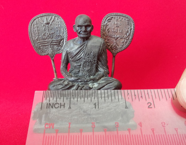 รูปหล่อขนาดบูชาหลวงพ่อเงิน พุทธโชติ รุ่นฉลองสะพาน วัดท้ายน้ำ ปี 31  