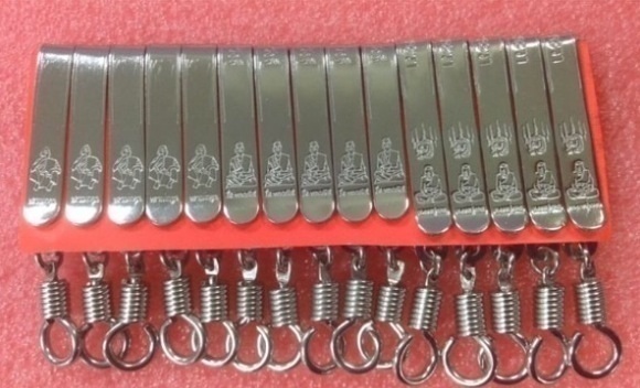 129 บาท@@แหนบ สแตนเลส 100 % 3 ลาย สวย ๆ 15 อัน @@@ของใหม่@@@@