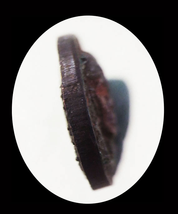  เหรียญเม็ดยา หลวงปู่หมุน รุ่น มหาสมปรารถนา ปี43 หน้าไม่แตก บล็อคทองคำ ผิวแช่น้ำมนต์