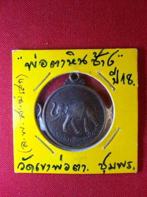 เหรียญพ่อตาหินช้าง วัดเขาพ่อตา ชุมพร(117)