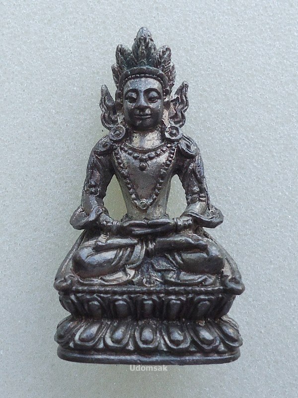 พระกริ่งอวโลกิเตศวร หลวงพ่อเกษม นวะโลหะ ก้นหนูตอกเลข ปี2536