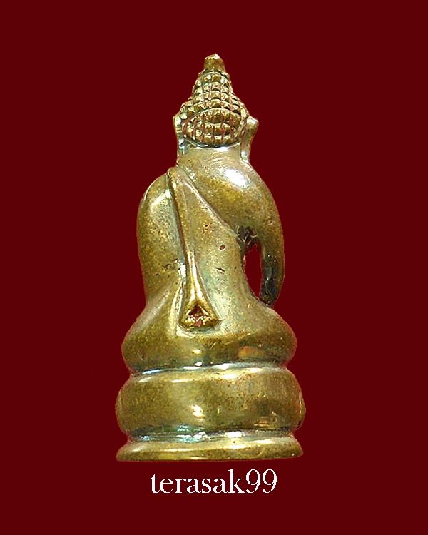 พระกริ่งสิริธิติ อาจารย์เชื้อ วัดสะพานสูง บางซื่อ เนื้อทองผสมแต่งเก่าสวยงาม