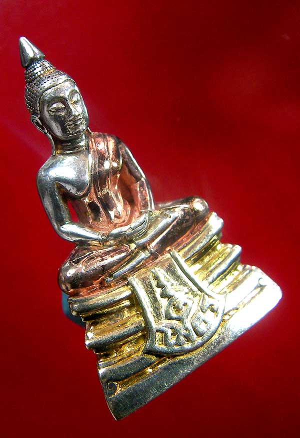 พระพุทธโสธร 80 ปี กรมตำรวจ เนื้อเงินสามกษัตริย์