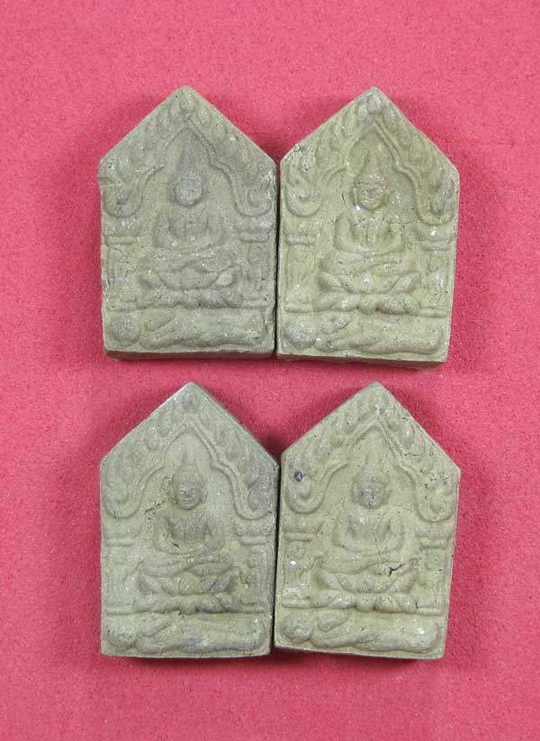 พิเศษ 4 องค์ วัดใจ ขุนแผนพิมพ์จิ๋ว มหาเสน่ห์ หลวงปู่คำบุ คุตฺตจิตฺโต อ.พิบูลฯ จ.อุบลราชธานี สายอิสาน