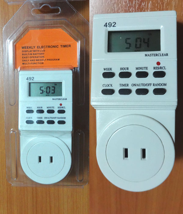 เครื่องตั้งเวลาเปิด - ปิดไฟ ระบบ Digital (Timer)